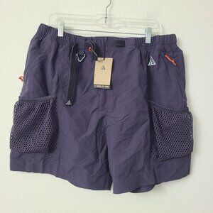 Nike ACG Snowgrass Cargo Shorts DV9405-573 Size XL Purple
